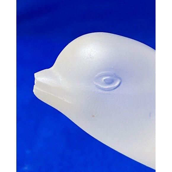 Estate Lalique Frosted Crystal Bird Paperweight! - Damaged! 121 - Picture 11 of 12